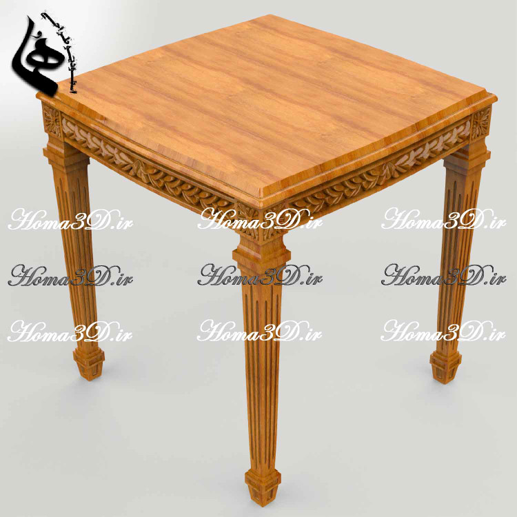 فایل سهبعدی میزعسلی مستطیلی منبت؛ طراحی مهندسیشده و قابل اجرا با CNC تخت و روتاری، مناسب نجاران حرفهای. ساخت ایتالیا با فرمت STL و قالب برش.