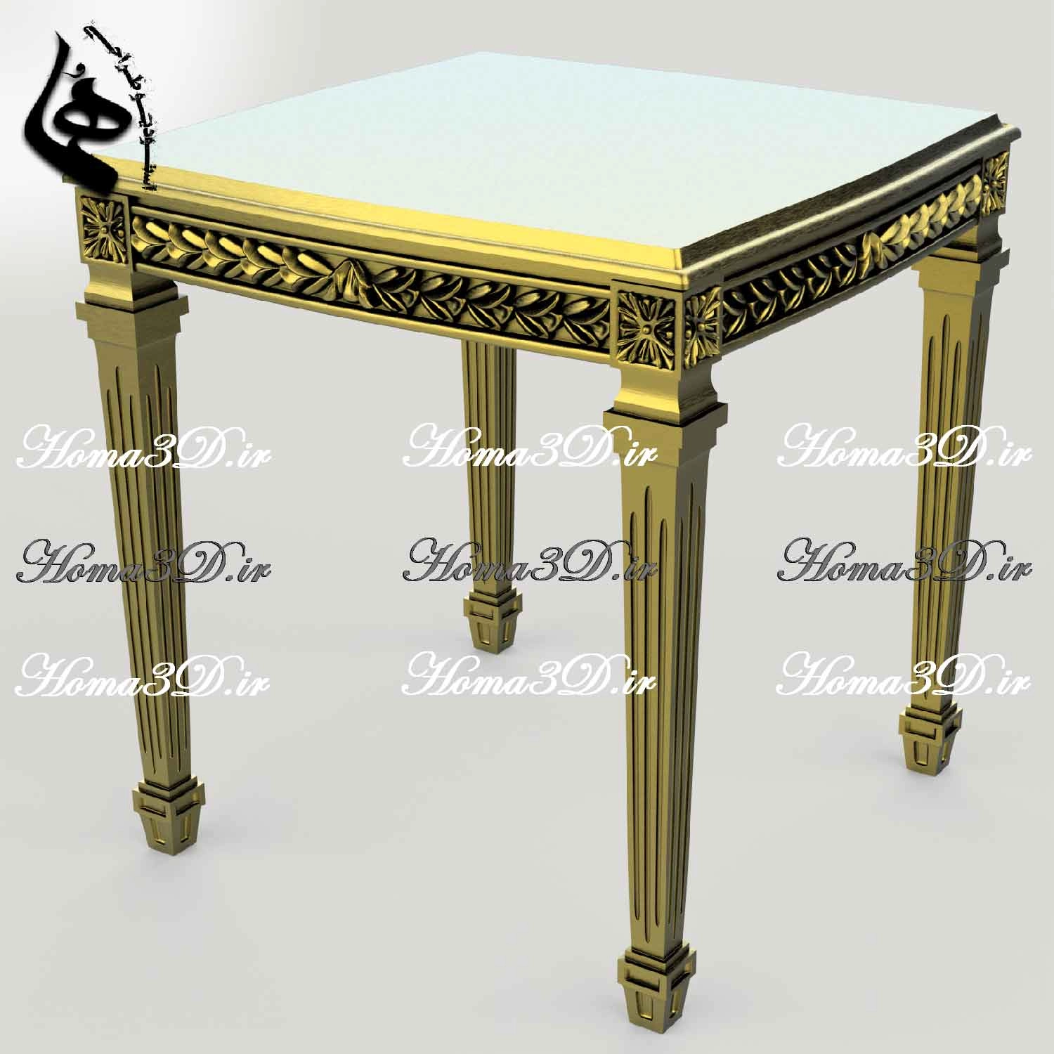 فایل سه‌بعدی میزعسلی مستطیلی منبت؛ طراحی مهندسی‌شده و قابل اجرا با CNC تخت و روتاری، مناسب نجاران حرفه‌ای. ساخت ایتالیا با فرمت STL و قالب برش.