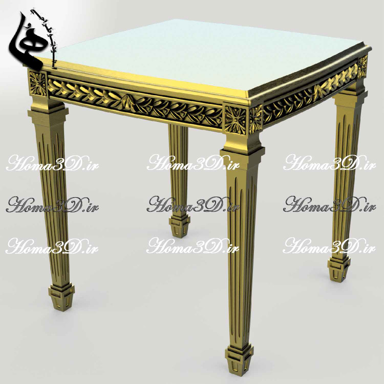فایل سهبعدی میزعسلی مستطیلی منبت؛ طراحی مهندسیشده و قابل اجرا با CNC تخت و روتاری، مناسب نجاران حرفهای. ساخت ایتالیا با فرمت STL و قالب برش.