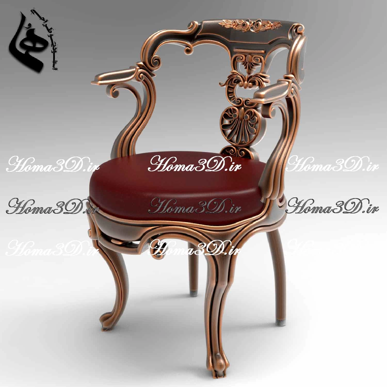 "دانلود فایل 3بعدی صندلی منبت‌کاری لوکس با فرمت STL، JPG، EPS/DXF برای CNC چوب. طراحی مهندسی‌شده توسط استودیو طراحی هما (۱۲ سال تجربه). تولید بدون نقص!"