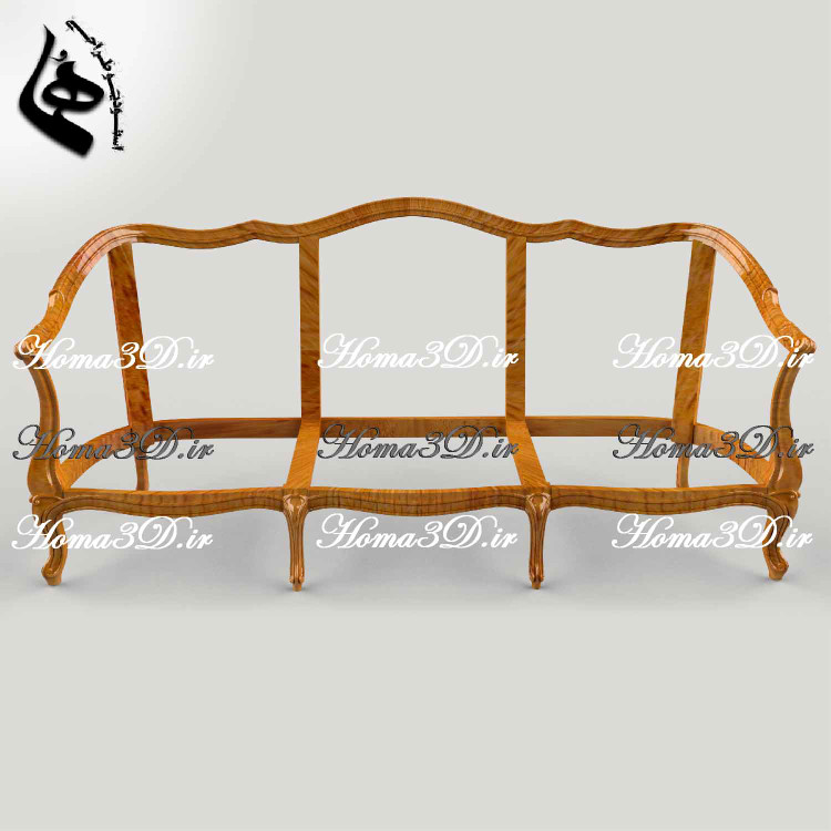 طراحی سهبعدی کاناپه یونانی ابزاری – شکوه کلاسیک برای تولید مدرن