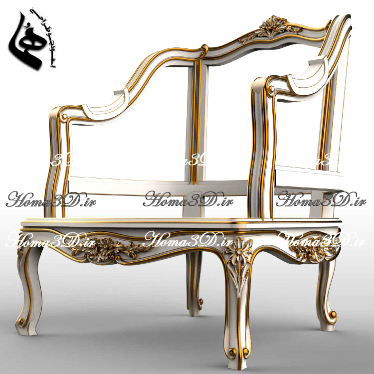 خرید طراحی سهبعدی مبل منبتی جدید مناسب CNC با فایل STL و قالبهای برش DXF، EPS، JPG با کیفیت عالی از استودیو طراحی هما.