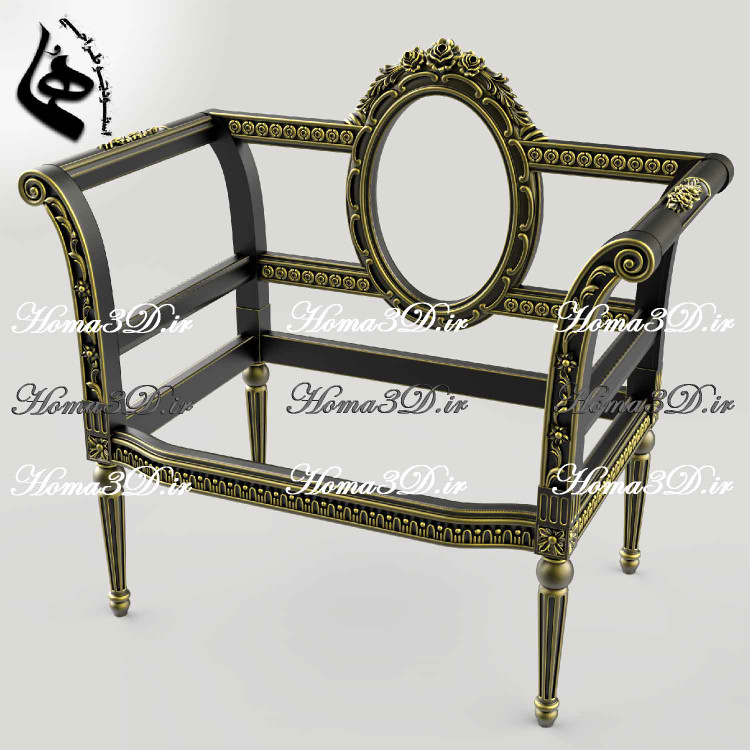 خرید مدل سهبعدی مبل منبتی خاص با فرمت STL و قالبهای برش DXF و EPS برای اجرای دقیق با CNC چوب از استودیو طراحی هما با دانلود فوری.