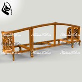 طراحی سهبعدی کاناپه منبتی کینگسایز ایتالیایی برای سیانسی و برش لیزری، با فرمت STL و DXF. قابل دانلود فوری از برند استودیو طراحی هما.