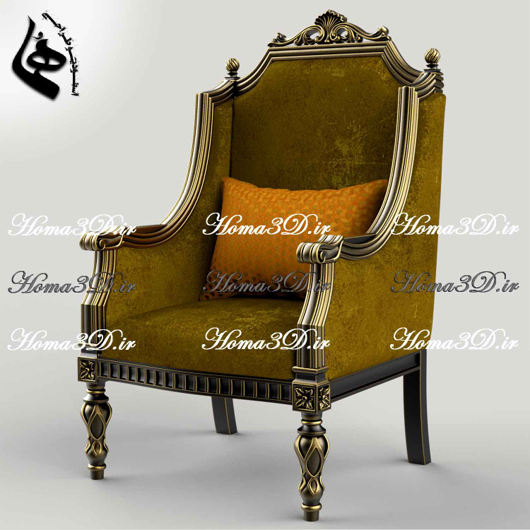 طراحی سهبعدی، قالبکشی، آماده تولید سرویس مبلمان | ویژه سیانسی تخت و روتاری