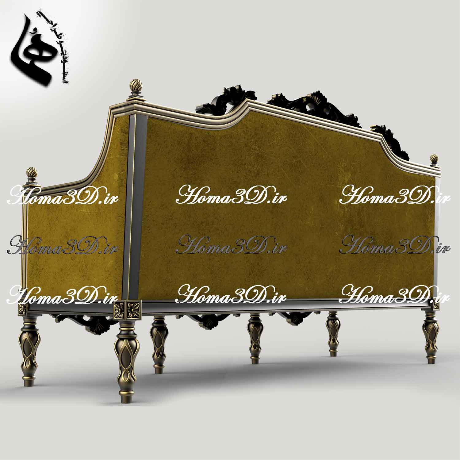 طراحی سه‌بعدی، قالب‌کشی، آماده تولید سرویس مبلمان | ویژه سی‌ان‌سی تخت و روتاری