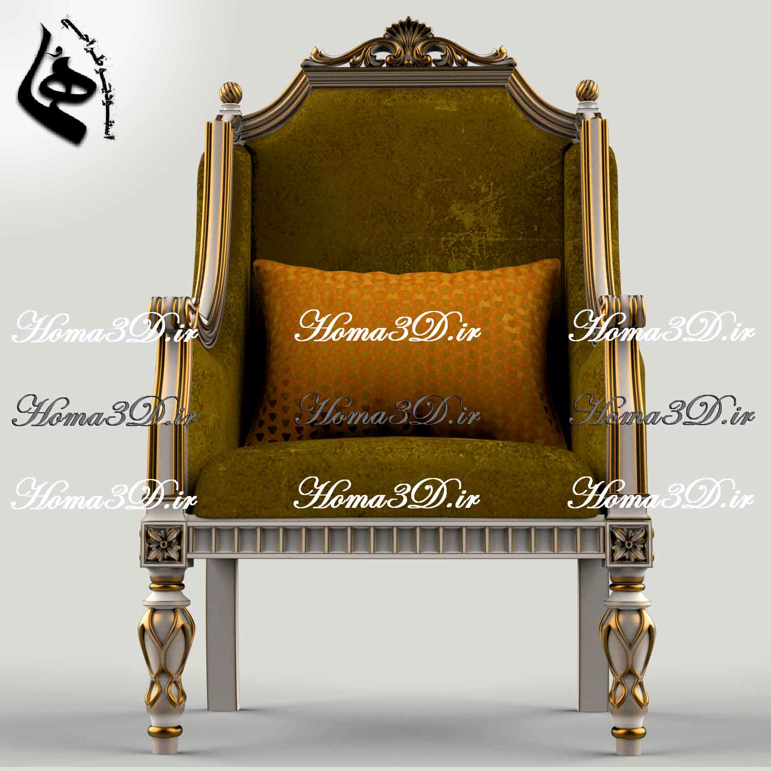 خرید فایل ۳بعدی مبلمان کلاسیک قابل اجرا با CNC | حرفه‌ای، سریع، دقیق