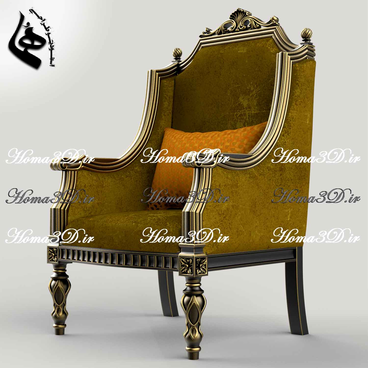 خرید فایل ۳بعدی مبلمان کلاسیک قابل اجرا با CNC | حرفه‌ای، سریع، دقیق