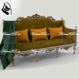 کاناپه منبتی با ظرافت بالا | طراحی ۳بعدی، قالبکشی حرفهای و اجرای صنعتی