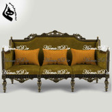 کاناپه منبتی با ظرافت بالا | طراحی ۳بعدی، قالبکشی حرفهای و اجرای صنعتی