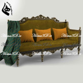 کاناپه منبتی با ظرافت بالا | طراحی ۳بعدی، قالبکشی حرفهای و اجرای صنعتی