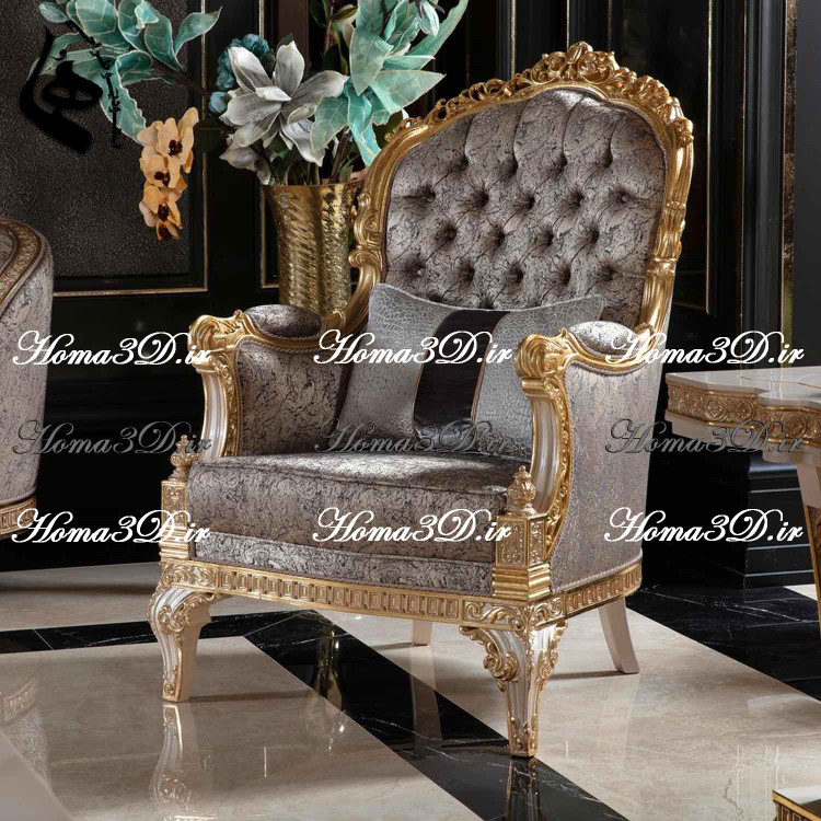 مدل سهبعدی مبل منبتی تمام چوب با طراحی لوکس ترکیهای، مناسب CNC تخت و روتاری، همراه فایل قالبگیری و دانلود سریع از استودیو طراحی هما.