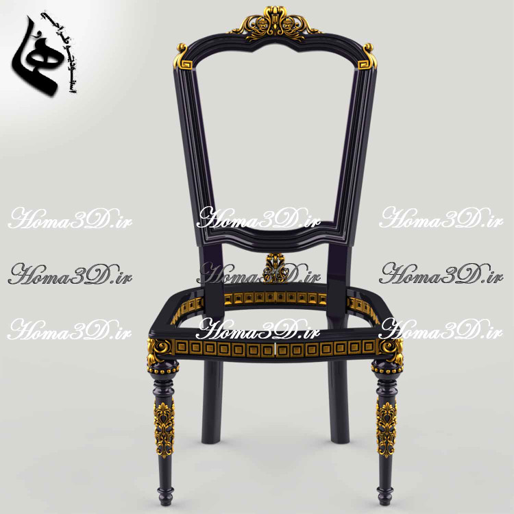 فایل سهبعدی صندلی ژورنالی چوبی مناسب CNC، طراحیشده با نرمافزارهای حرفهای، قابل دانلود فوری برای نجاران و تولیدکنندگان مبلمان کلاسیک.