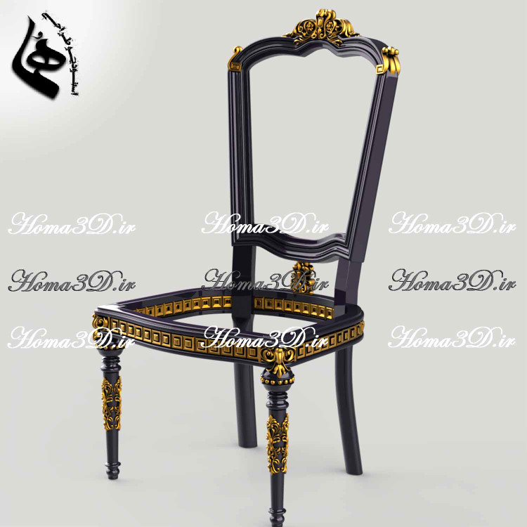 فایل سهبعدی صندلی ژورنالی چوبی مناسب CNC، طراحیشده با نرمافزارهای حرفهای، قابل دانلود فوری برای نجاران و تولیدکنندگان مبلمان کلاسیک.