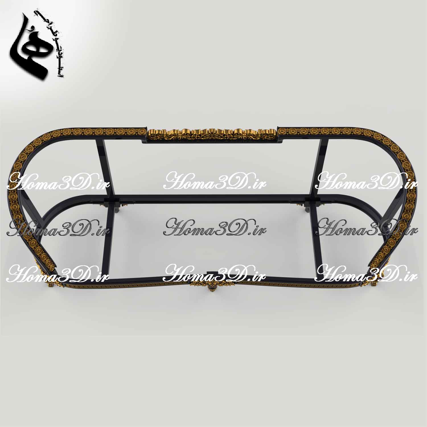 فایل سه‌بعدی کاناپه گرد با طراحی خاص و قالب جدید، مناسب تولید نجاری با CNC تخت و روتاری، قابل دانلود فوری از استودیو طراحی هما.