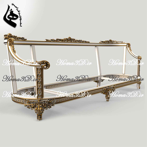 کاناپه مستطیلی با طراحی دقیق و فایل STL، مناسب اجرای نجاری با CNC تخت و روتاری. دانلود سریع از استودیو هما با قالب برش EPS و DXF.