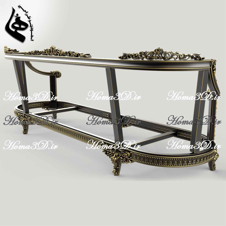 کاناپه مستطیلی با طراحی دقیق و فایل STL، مناسب اجرای نجاری با CNC تخت و روتاری. دانلود سریع از استودیو هما با قالب برش EPS و DXF.