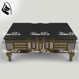 میز جلو مبلی باکسی منبتی مستطیلی، فایل STL حرفهای قابل اجرا با CNC، طراحیشده توسط استودیو هما با فرمتهای برش دقیق و پشتیبانی نرمافزاری.