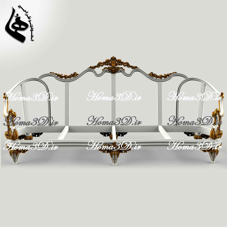 ست کامل مبلمان کلاسیک تمام منبت ژورنالی قابل اجرا روی چوب راش