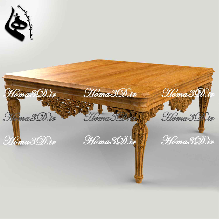 معرفی انواع میز جلو مبلی پذیرایی با طراحی ۳بعدی و تولید سریع و باکیفیت