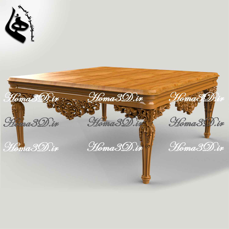 معرفی انواع میز جلو مبلی پذیرایی با طراحی ۳بعدی و تولید سریع و باکیفیت