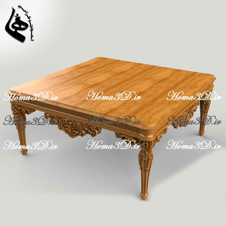 معرفی انواع میز جلو مبلی پذیرایی با طراحی ۳بعدی و تولید سریع و باکیفیت