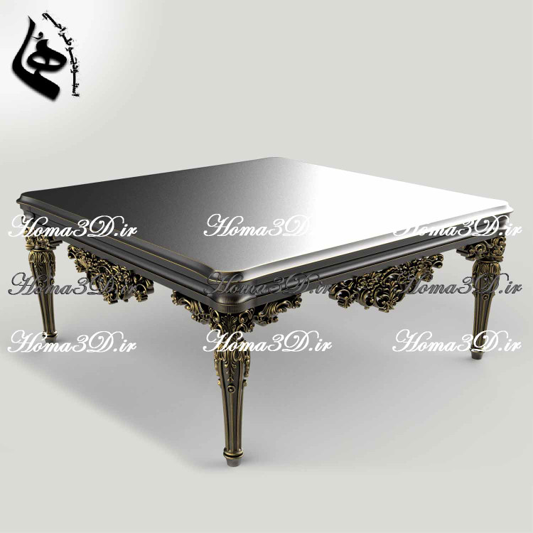 معرفی انواع میز جلو مبلی پذیرایی با طراحی ۳بعدی و تولید سریع و باکیفیت