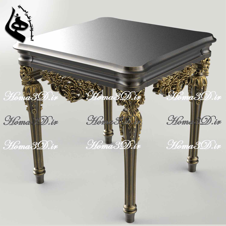 میز عسلی چوبی منبتی؛ ظرافت در جزئیات، سرعت در تولید