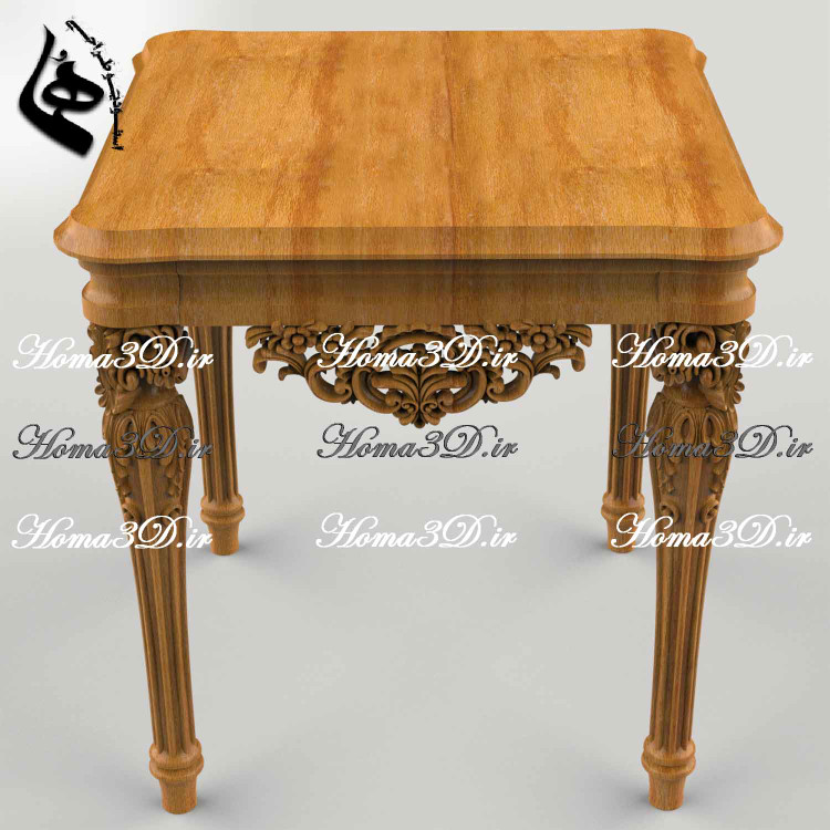 میز عسلی چوبی منبتی؛ ظرافت در جزئیات، سرعت در تولید