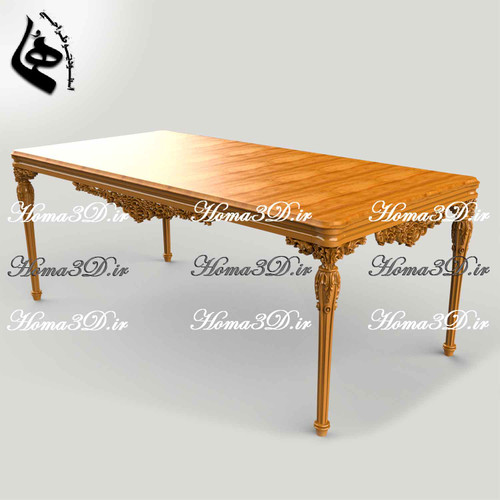 میز ناهارخوری چوبی منبتی کلاسیک؛ شکوه در پذیرایی، دقت در تولید