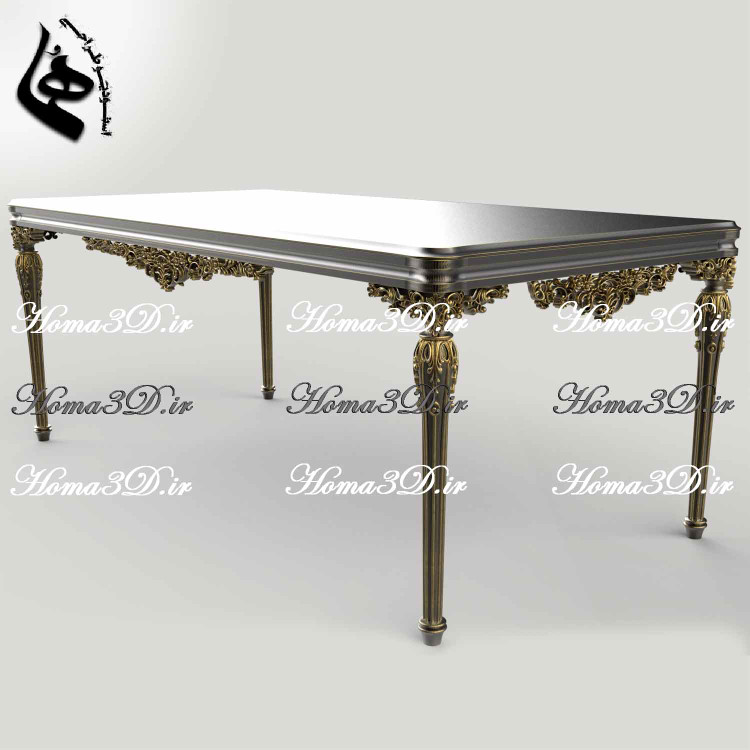 میز ناهارخوری چوبی منبتی کلاسیک؛ شکوه در پذیرایی، دقت در تولید