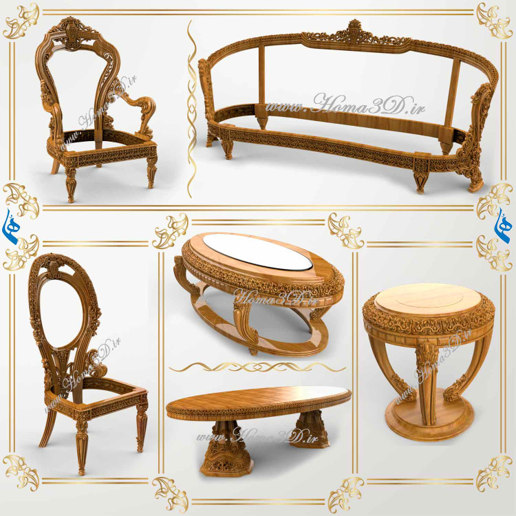 زیباترین مبل سلطنتی جهان؛ طراحی تا تولید و فروش