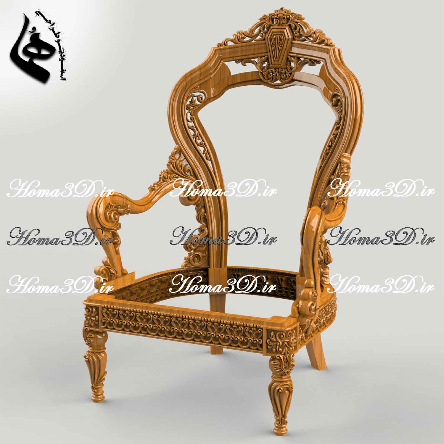 مبل ژورنالی لوکس تمام منبت سنگین | از ایده تا اجرا و فروش