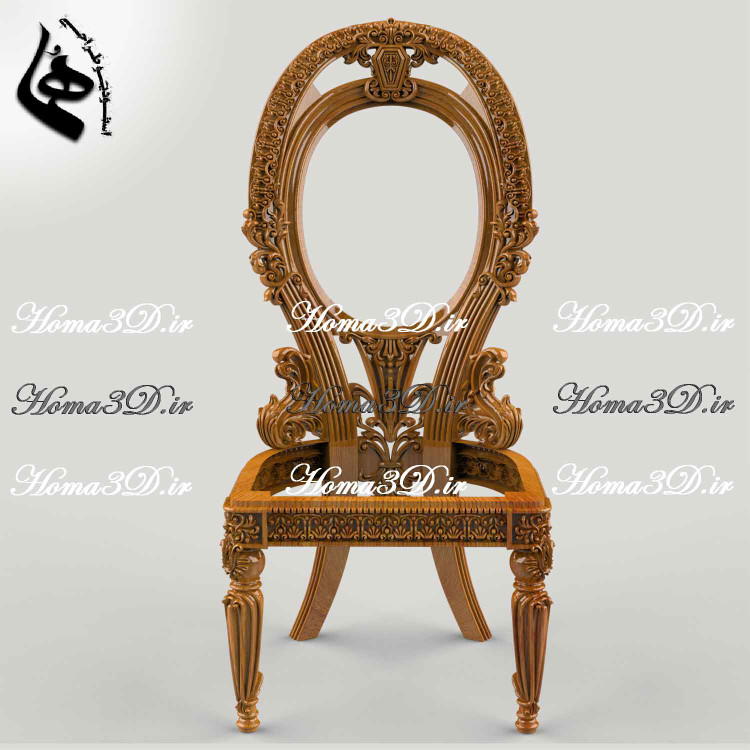 طراحی دقیق صندلی چوبی ویژه CNC | از ایده تا اجرا با بیشترین بازده