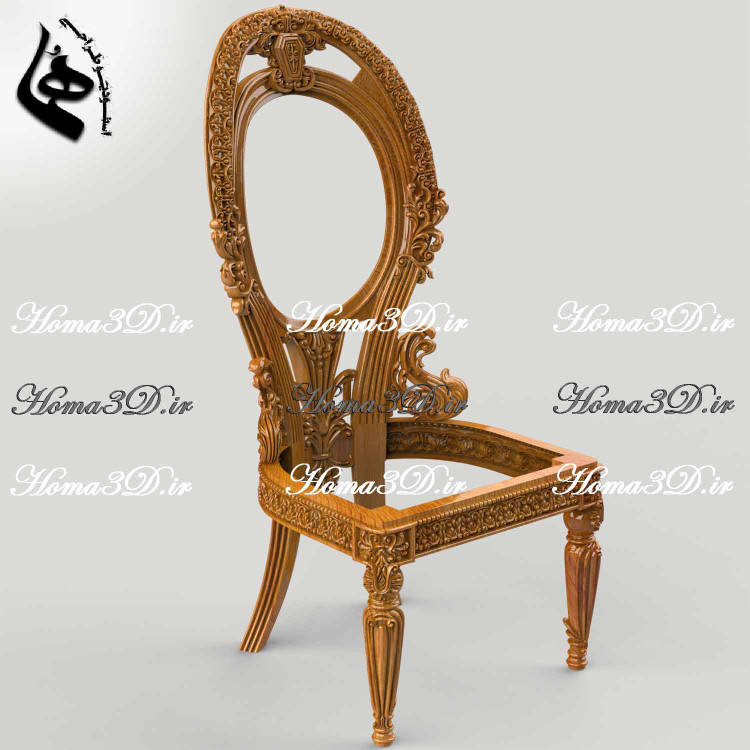 طراحی دقیق صندلی چوبی ویژه CNC | از ایده تا اجرا با بیشترین بازده