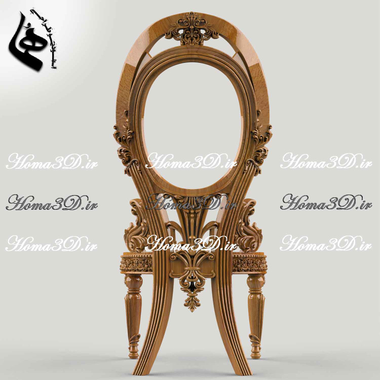 طراحی دقیق صندلی چوبی ویژه CNC | از ایده تا اجرا با بیشترین بازده