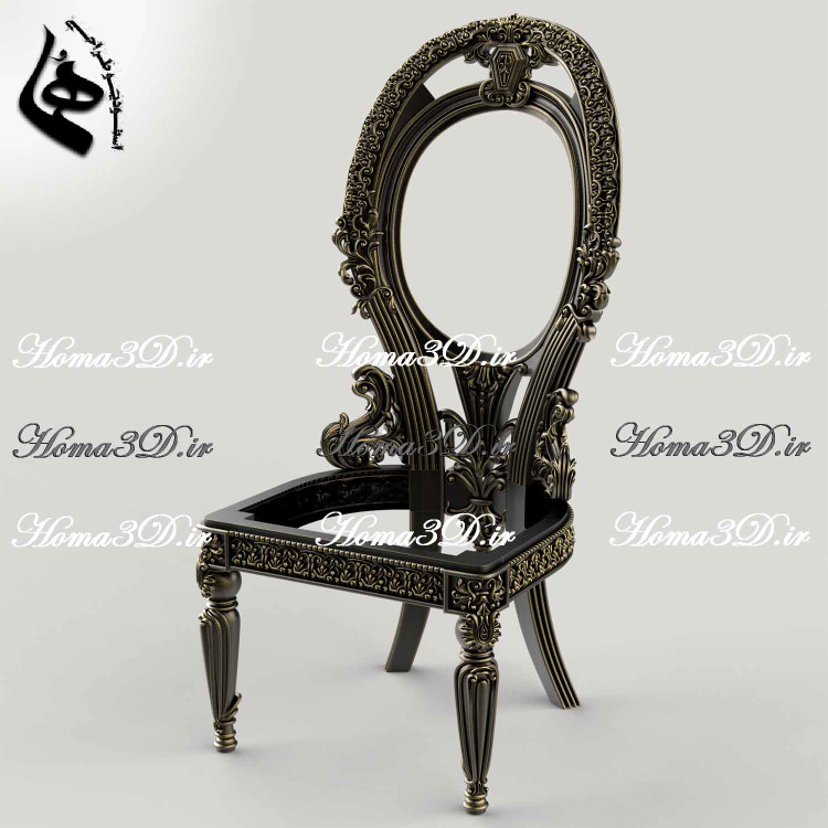 طراحی دقیق صندلی چوبی ویژه CNC | از ایده تا اجرا با بیشترین بازده