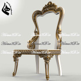 مدل3بعدی صندلی تاتلیس- مدل۳بعدی صندلی تمام منبت ژورنالی ترکیهای تاتلیس