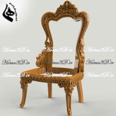 مدل3بعدی صندلی تاتلیس- مدل۳بعدی صندلی تمام منبت ژورنالی ترکیهای تاتلیس