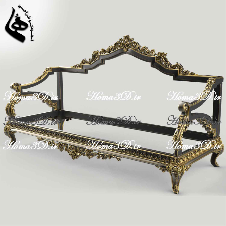 آبجکت مبلمان کلاسیک مایا | دانلود آبجکت مبلمان تمام منبتی ژورنالی ترکیه (اتوکد + CNC)