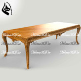 میز ناهارخوری و غذاخوری تمام منبت مستطیلی – ویژه فضاهای مسکونی لوکس