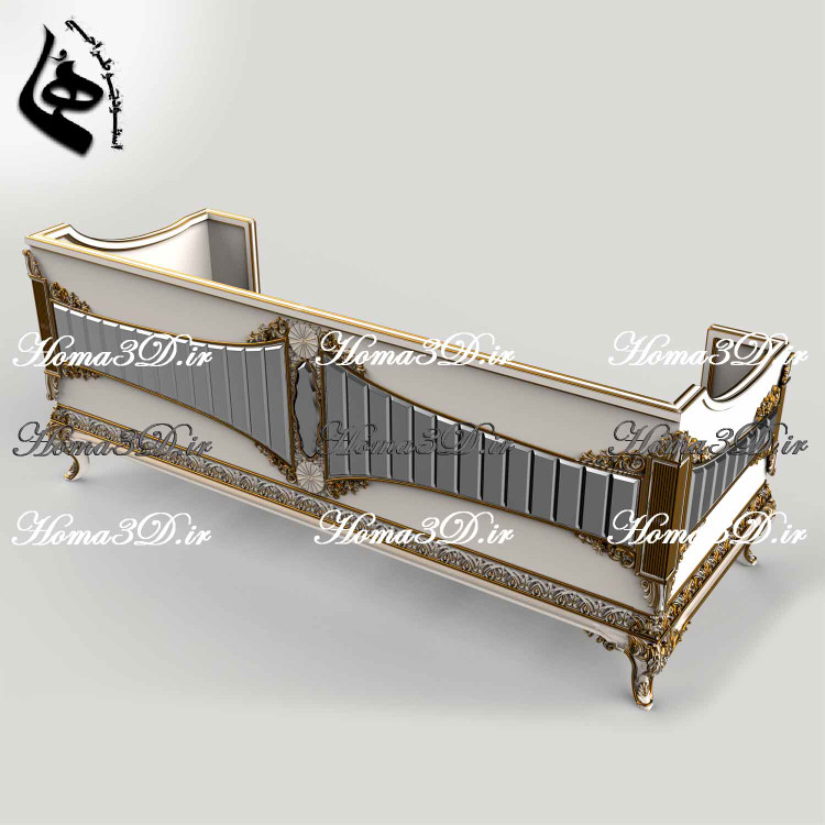 کاناپه چستر منبتی چستر و کاناپه باکسی منبتدار دورو – طرح جدید ژورنالی | خرید فایل STL