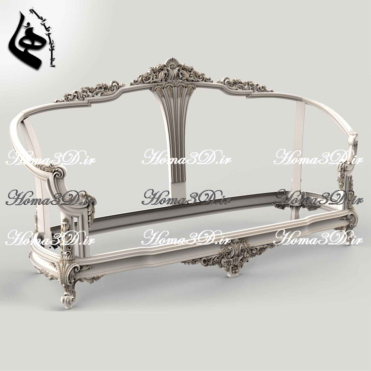 کاناپه منبتی سلطنتی-طراحی منبت کاناپه لوکس ژورنالی