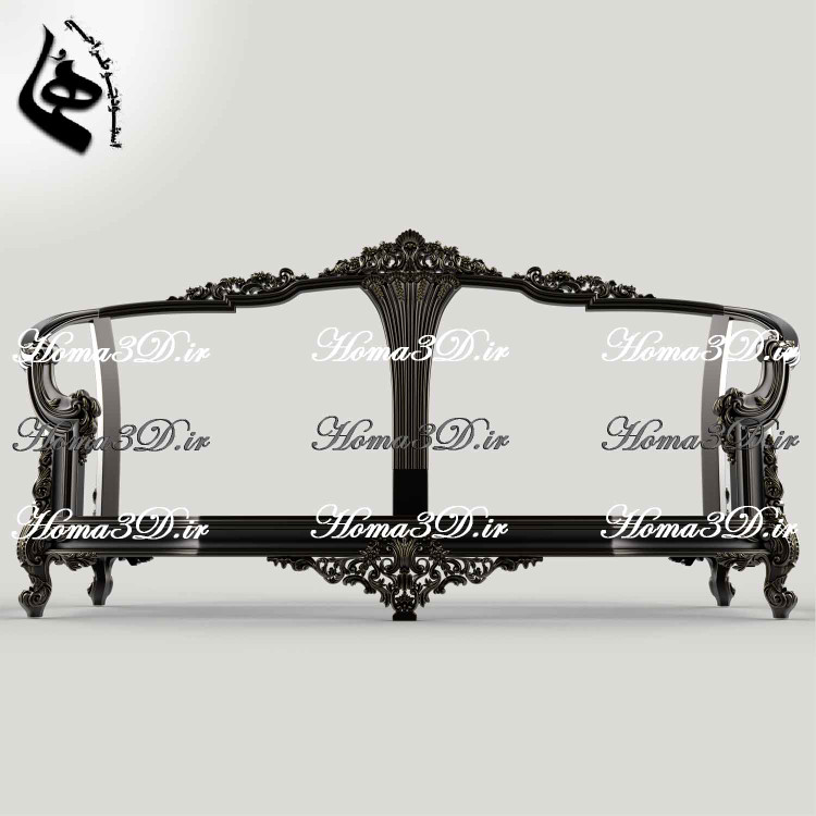 کاناپه منبتی سلطنتی-طراحی منبت کاناپه لوکس ژورنالی