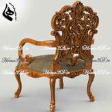 صندلی چپندر کینگ-صندلی چپندر مدل کینگ – تمام منبت لوکس و جذاب، خروجی تستشده با کیفیت بالا