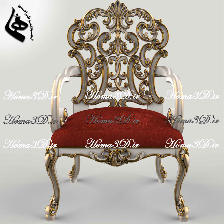 صندلی چپندر کینگ-صندلی چپندر مدل کینگ – تمام منبت لوکس و جذاب، خروجی تستشده با کیفیت بالا