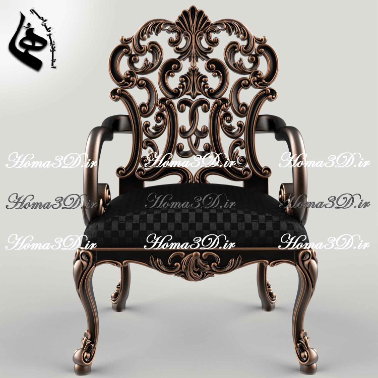 صندلی چپندر کینگ-صندلی چپندر مدل کینگ – تمام منبت لوکس و جذاب، خروجی تستشده با کیفیت بالا