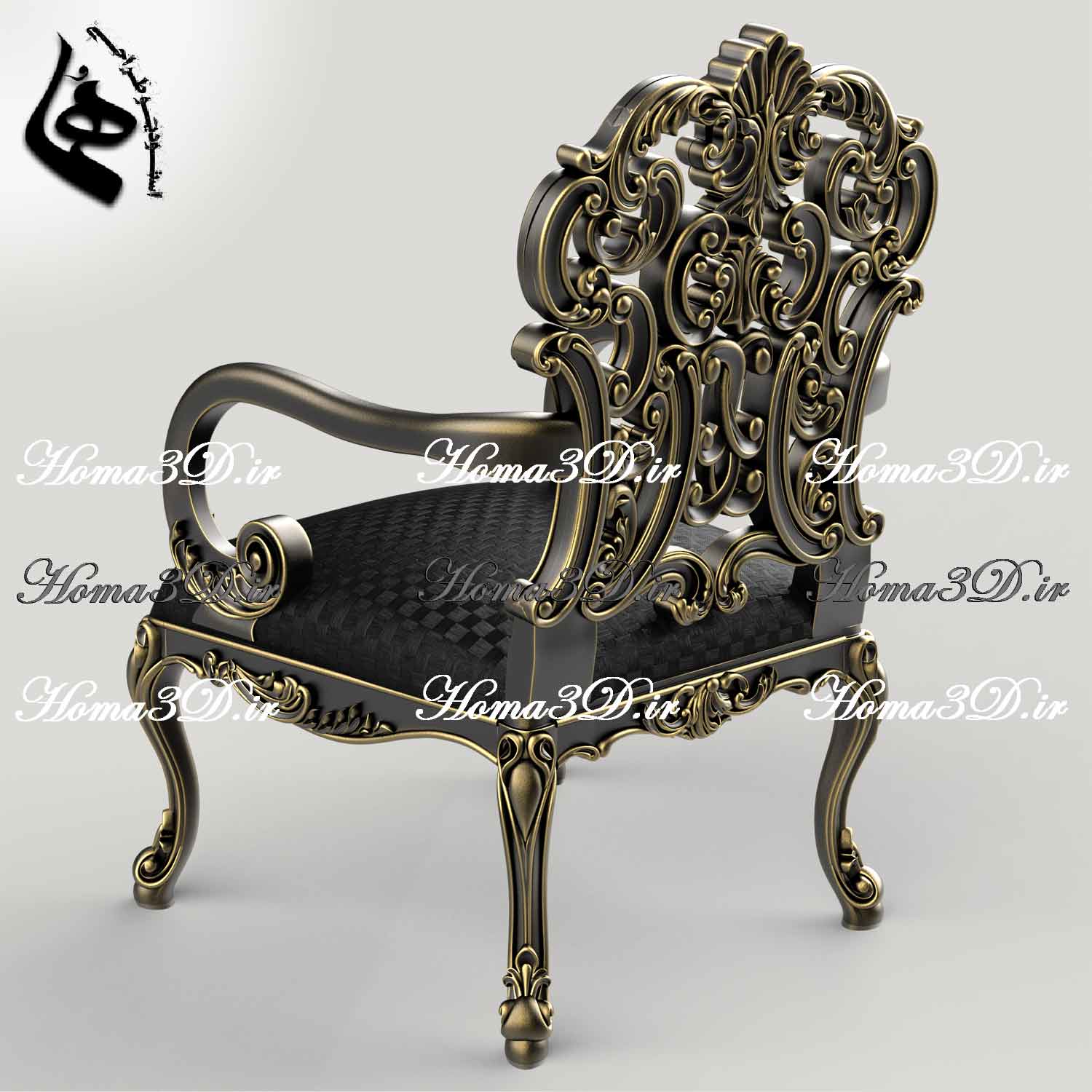 صندلی چپندر کینگ-صندلی چپندر مدل کینگ – تمام منبت لوکس و جذاب، خروجی تست‌شده با کیفیت بالا