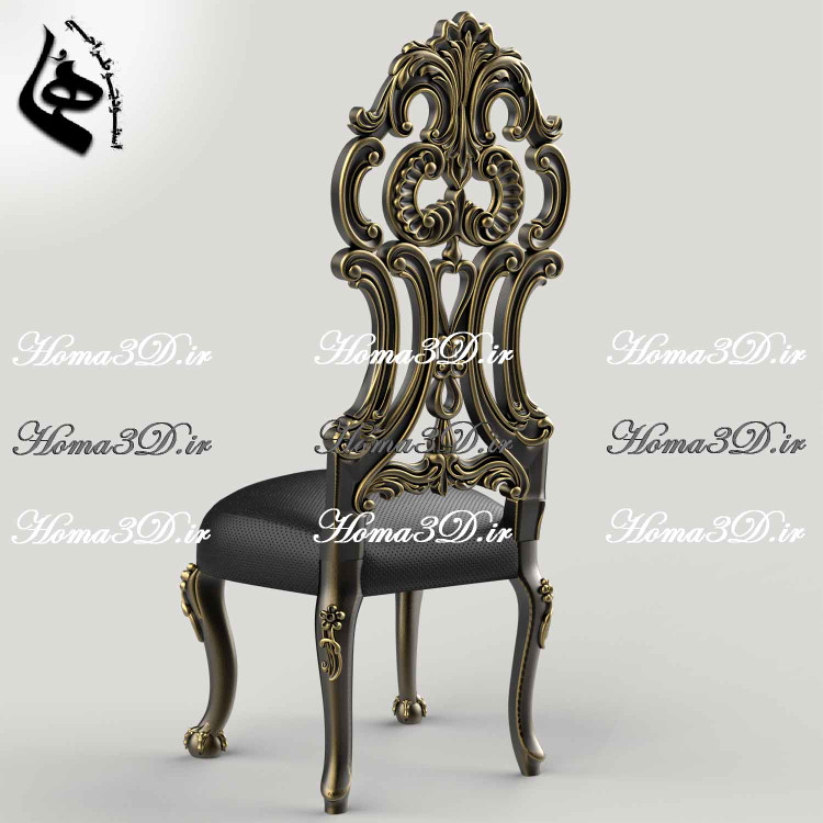 صندلی چپندر بلند کینگ-صندلی پشت بلند چپندر میزبان مدل کینگ – تمام منبت لوکس، همیشه در مد