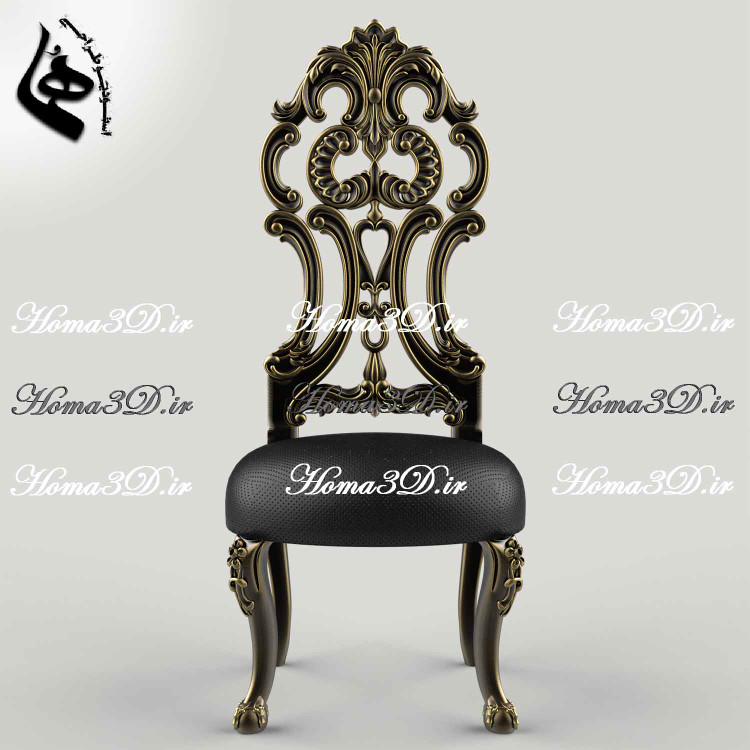 صندلی چپندر بلند کینگ-صندلی پشت بلند چپندر میزبان مدل کینگ – تمام منبت لوکس، همیشه در مد